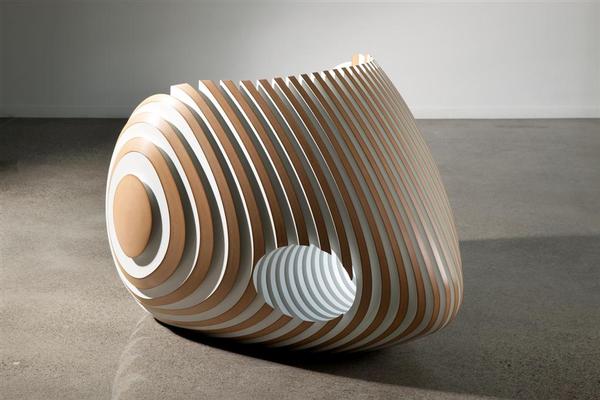 Graham Roebeck's 'Beehive' seat sculpture 